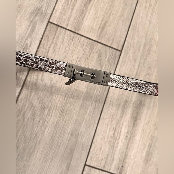 Armani Exchange Silver Gray  Belt - Picture 3 of 7